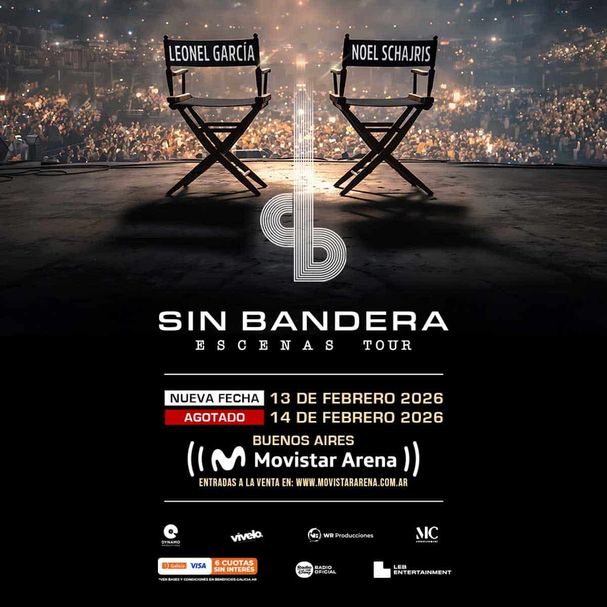 Sin Bandera celebra 25 años de música y regresa a la Argentina en 2026