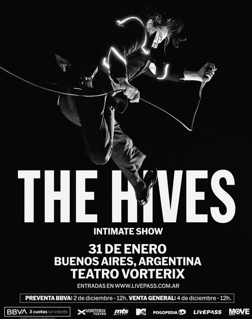 The Hives en Argentina 2026