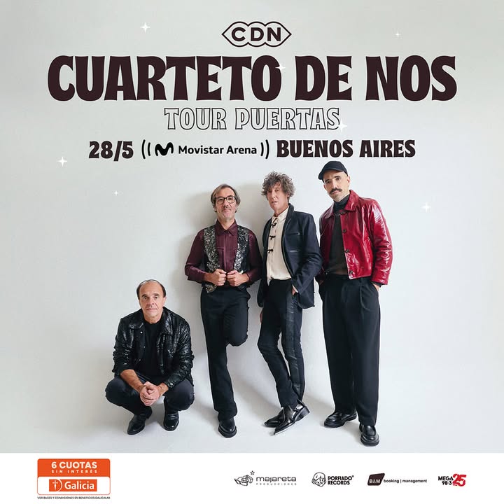 El Cuarteto de Nos en Buenos Aires 2026