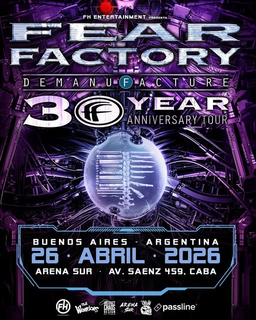 Fear Factory en Argentina 2026