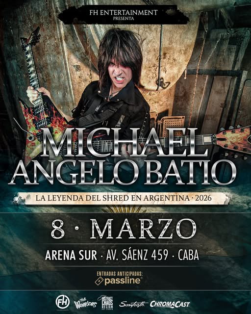 Michael Angelo en Argentina 2026