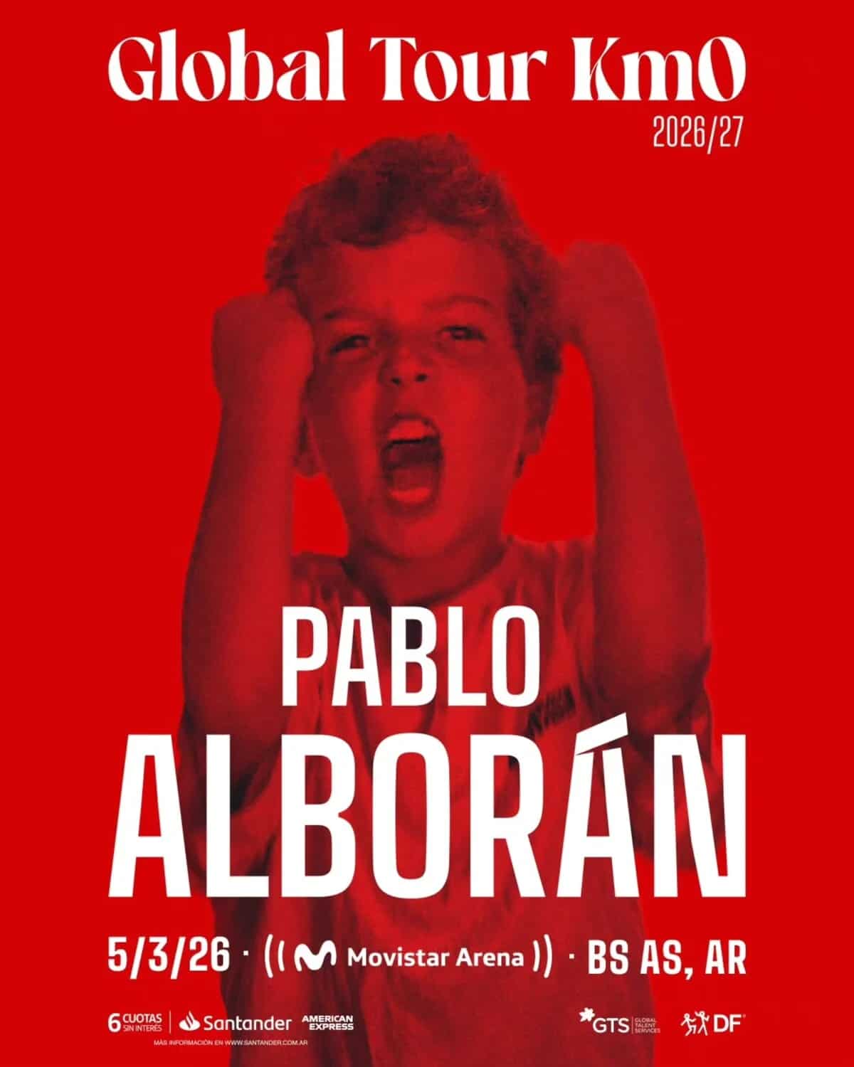 Pablo Alborán en Argentina 2026