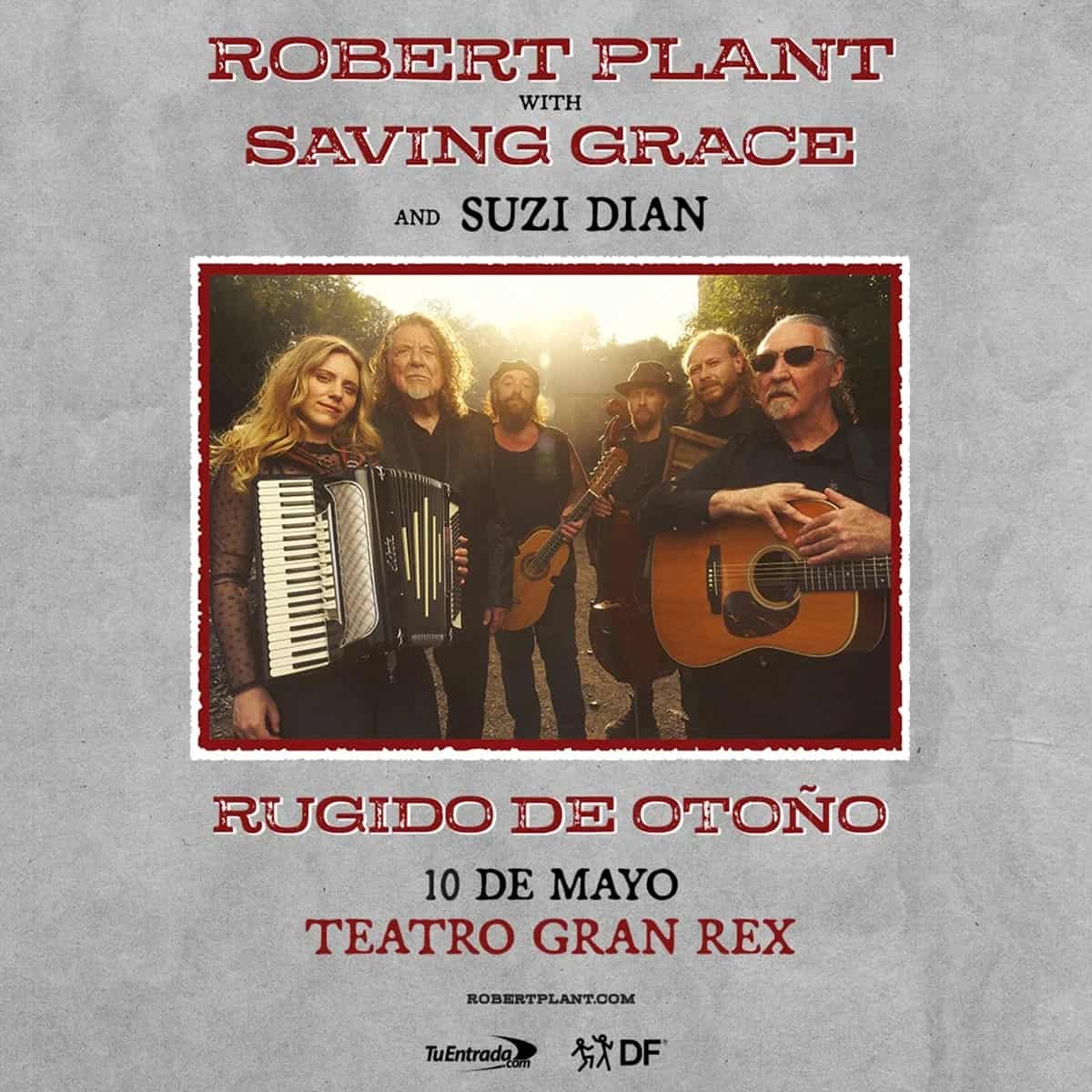 Robert Plant en Argentina 2026