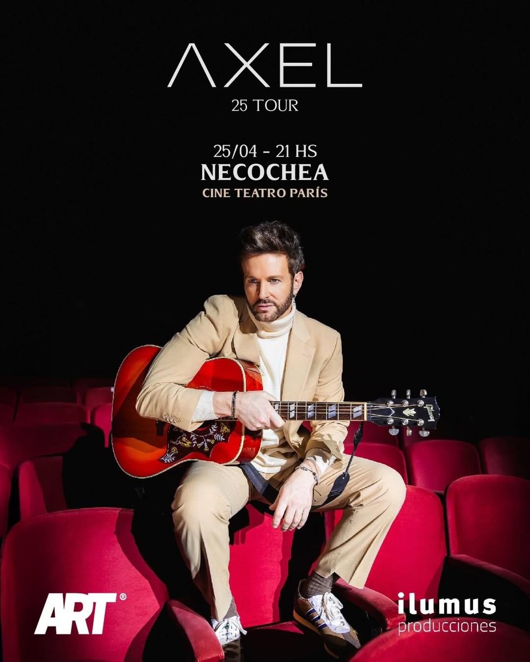 AXEL llega a Necochea con su “25 TOUR”