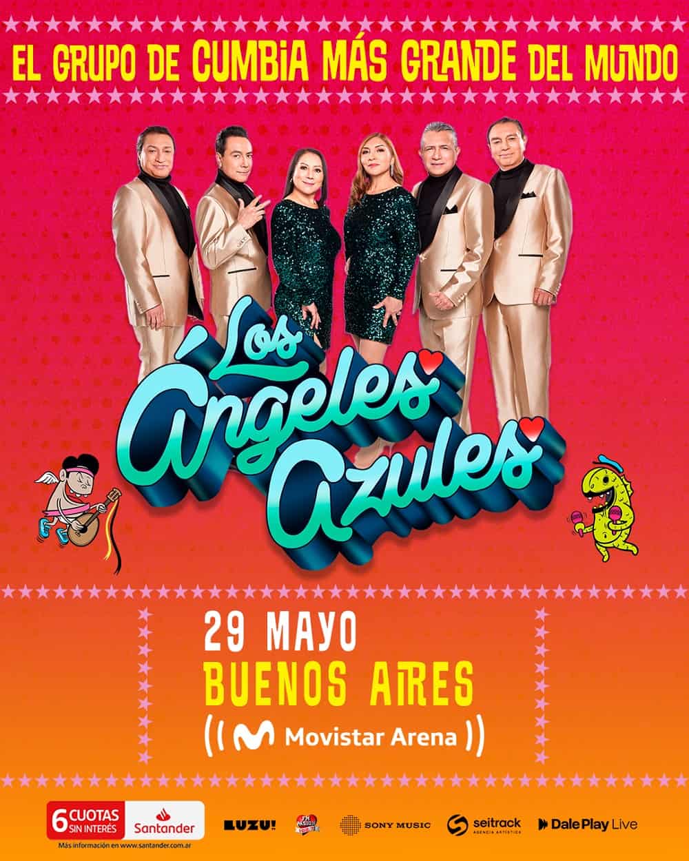 Los Ángeles Azules en Argentina 2026
