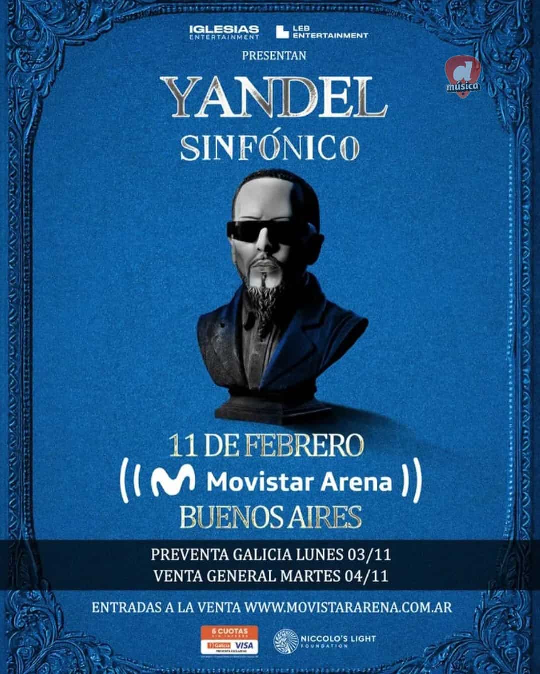 Yandel Sinfónico en Buenos Aires 2026