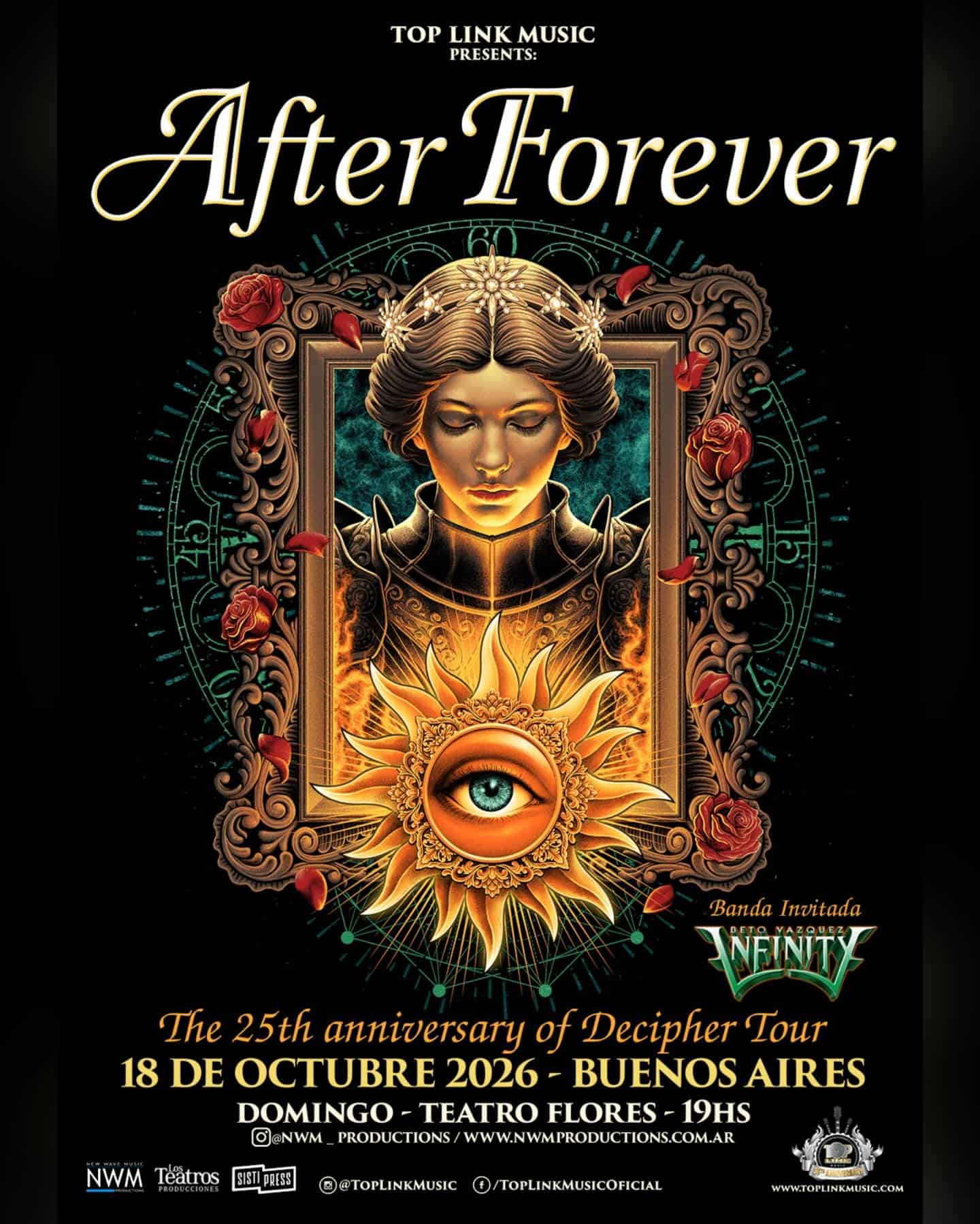 After Forever celebra su legado y regresa a Buenos Aires en 2026 con un show histórico en Teatro Flores