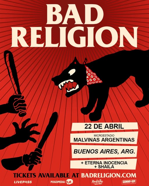 Bad Religion en Buenos Aires 2026