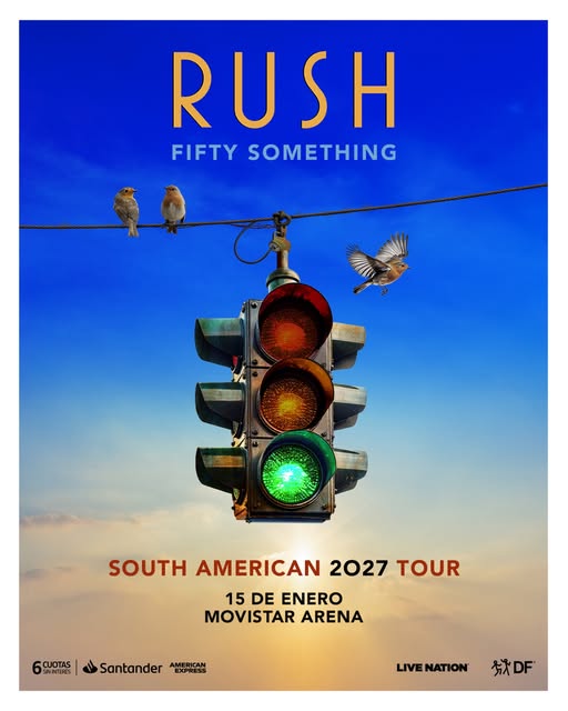 Rush regresa a Argentina con el “Fifty Something Tour 2027”