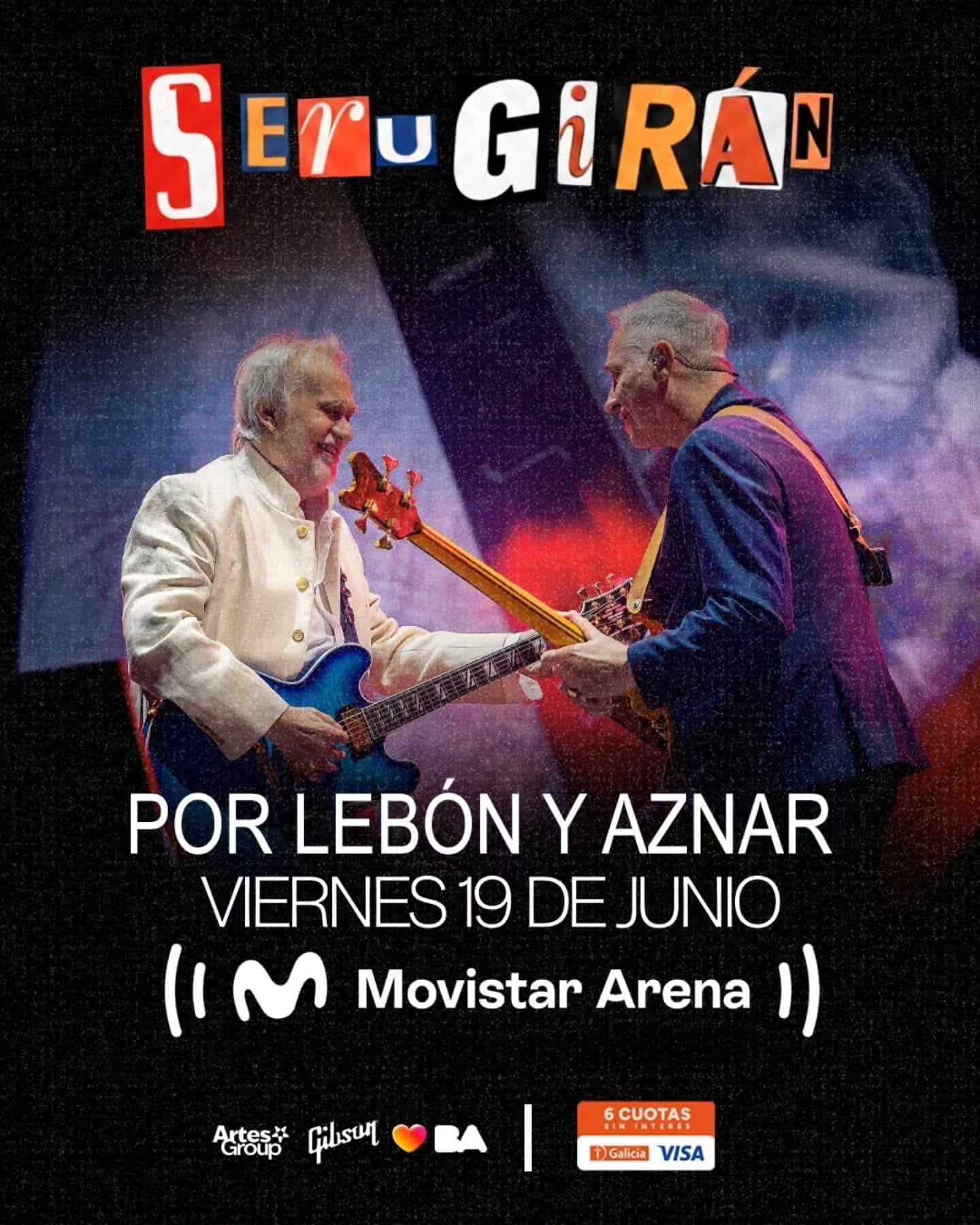 Serú Girán por Lebón y Aznar: un reencuentro histórico para celebrar el rock argentino