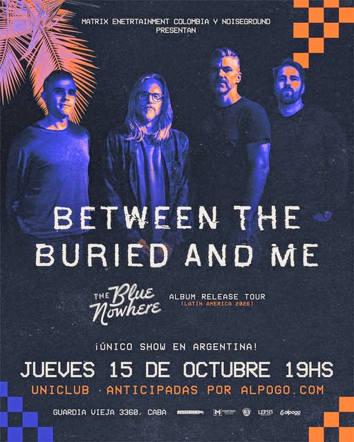 Between the Buried and Me llega a Argentina: una noche de metal progresivo imperdible