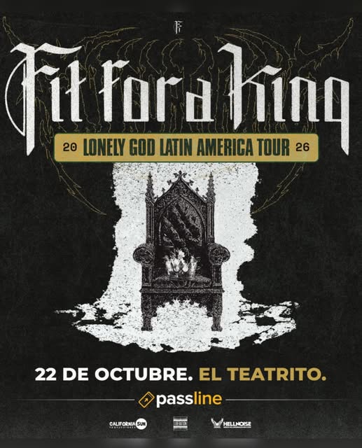 Fit For A King debuta en Argentina con un show imperdible en Buenos Aires
