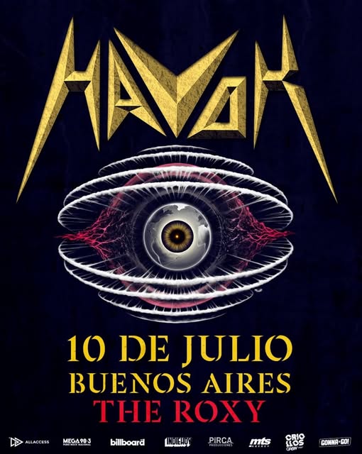 Havok desata el thrash metal en Argentina con un show explosivo en The Roxy Live