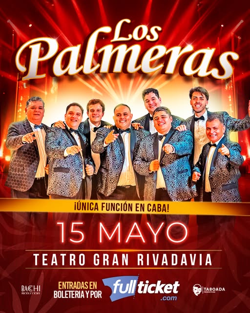 Los Palmeras se presentan en el Gran Rivadavia: una noche de cumbia imperdible en Buenos Aires