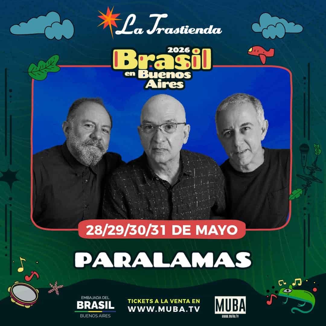 Os Paralamas do Sucesso regresa a Argentina con cuatro shows en Buenos Aires