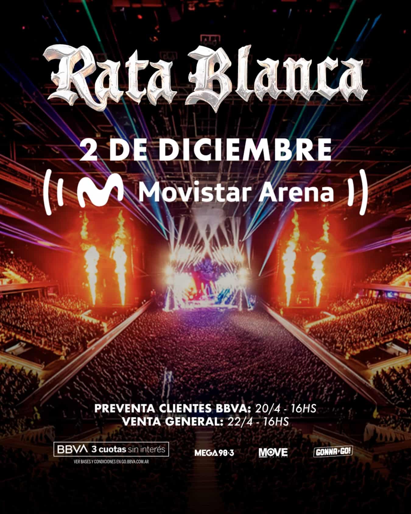 Rata Blanca en el Movistar Arena: fecha, preventa y todo sobre su esperado regreso