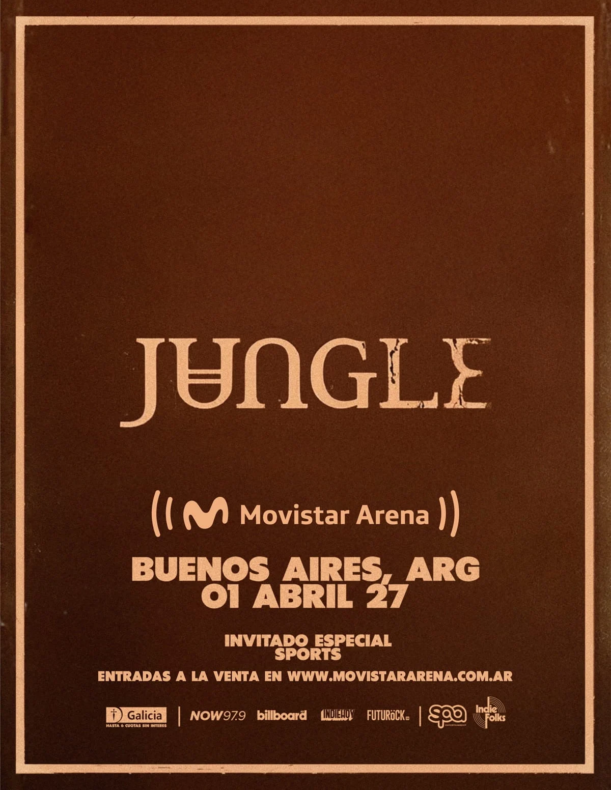 Jungle regresa a Argentina con su World Tour 2027 y un esperado show en el Movistar Arena