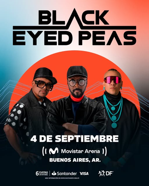 Black Eyed Peas regresa a Argentina: la banda se presentará en el Movistar Arena de Buenos Aires