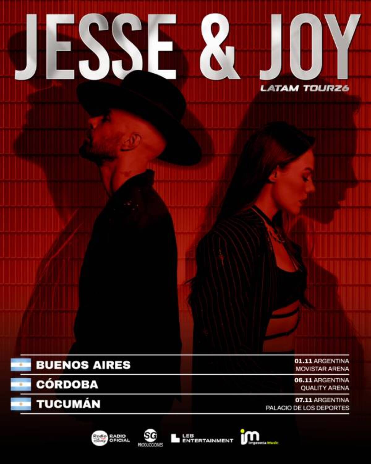 Jesse & Joy en Argentina 2026 : fecha y entradas