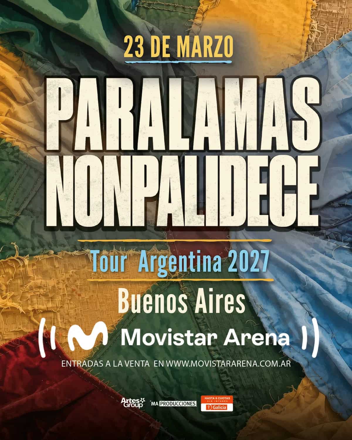 Paralamas y Nonpalidece en Buenos Aires 2027