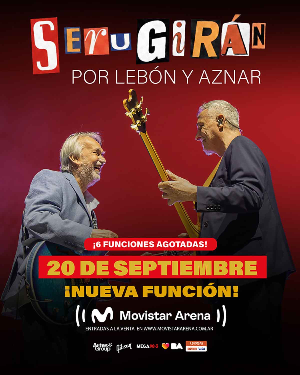 Serú Girán por Lebón y Aznar en Buenos Aires 2026