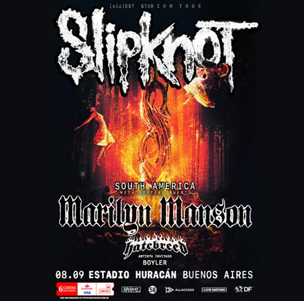 Slipknot en Argentina 2027: fecha, entradas y todo sobre el show en Buenos Aires